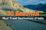 30 beautiful travelling destinations of India